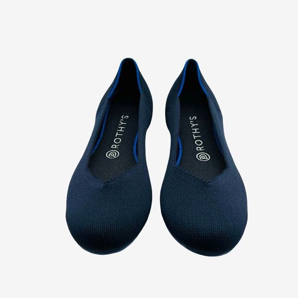 🌸🌺🌷💗Rothy’s Classic Navy Women’s flats, Size 9. Best deal on Poshmark! - Picture 3 of 9